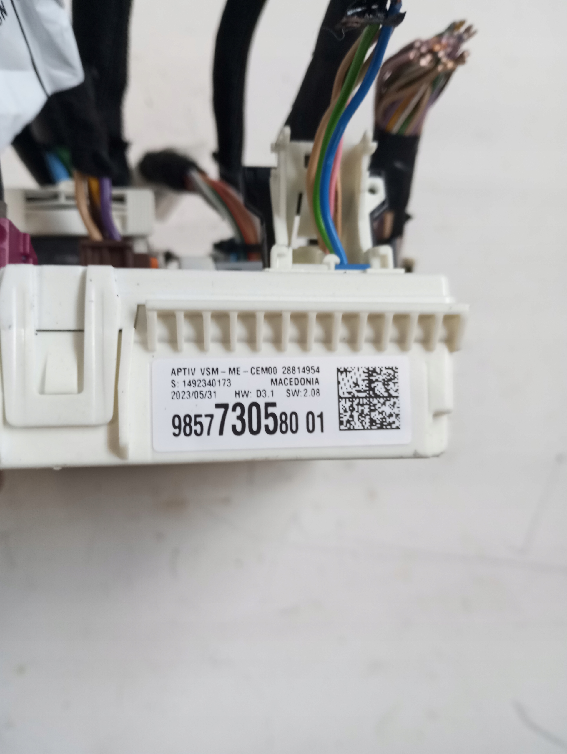 module control unit gearboxes PEUGEOT 3008 III 9857730580