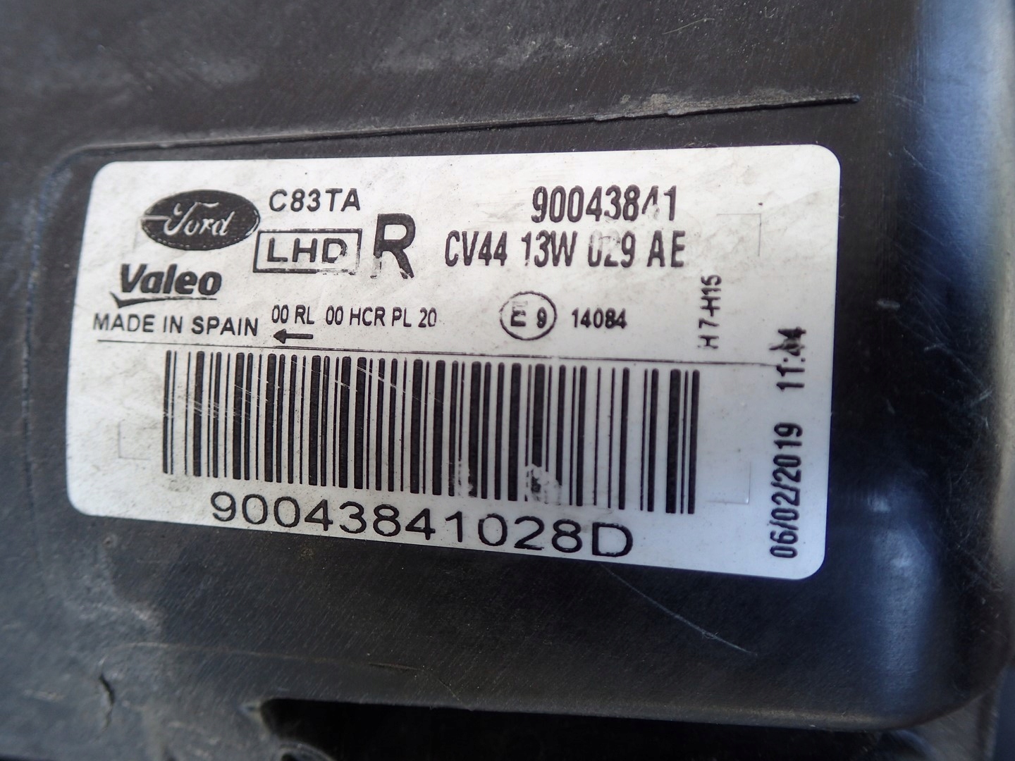 light right REFLEKTOR right FORD KUGA MK2 13-16R