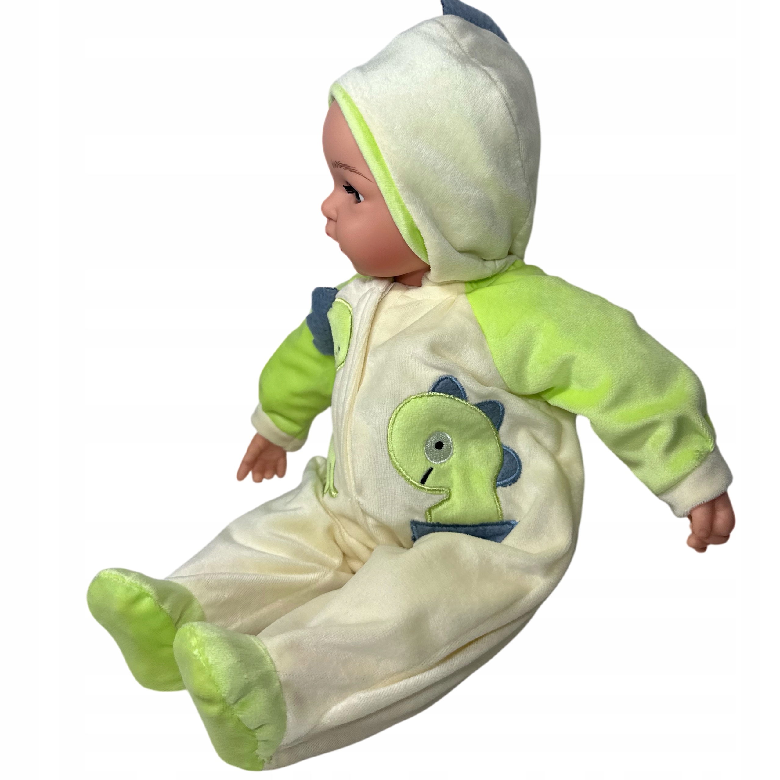 DUŻA LALKA INTERAKTYWNA ZAMYKA OCZY BOBAS CHŁOPIEC 40CM MÓWI ŚPIEWA PUDEŁKO Wiek dziecka 3 lata +