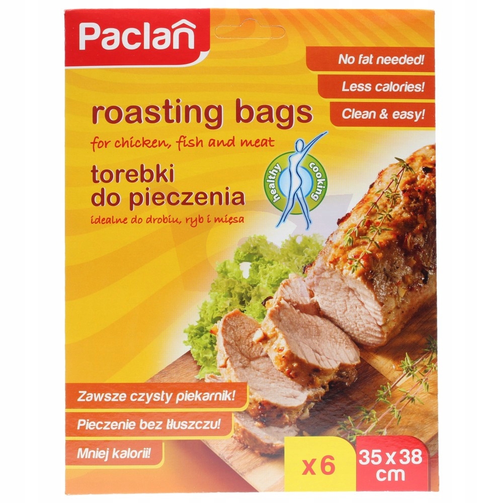 

Torebki Paclan Do Pieczenia 6szt Z Klipsem 35x38cm