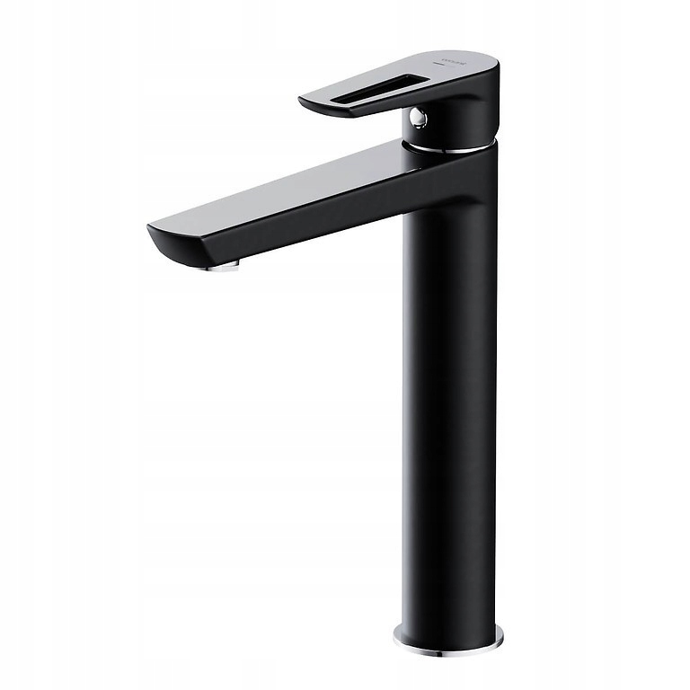 Vysoká umývadlová batéria Mille, s výtokom, čierna (S951-356) /sm/