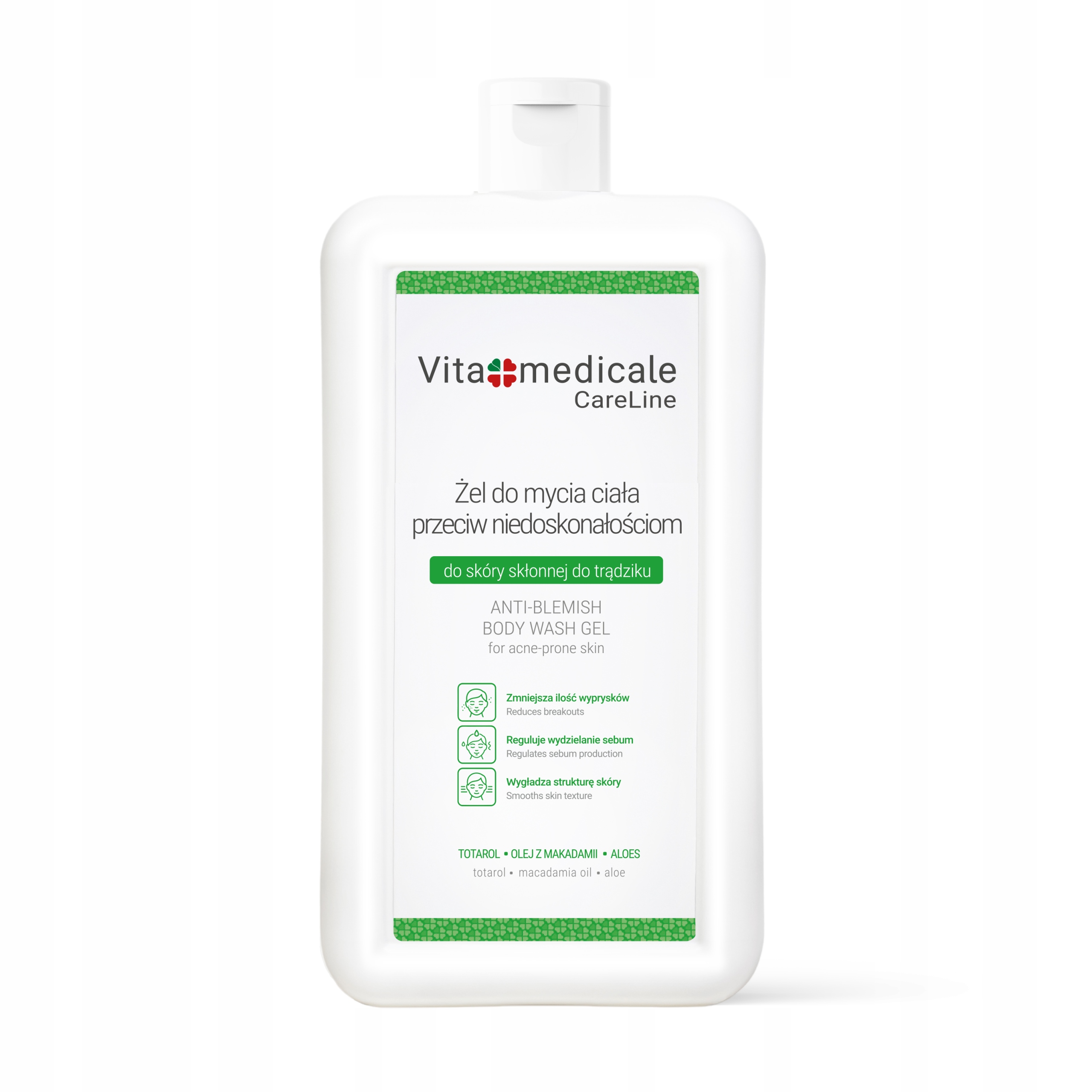 Gel na mytí těla proti akné VitaMedicale Nedokonalosti Krosty 450 ml
