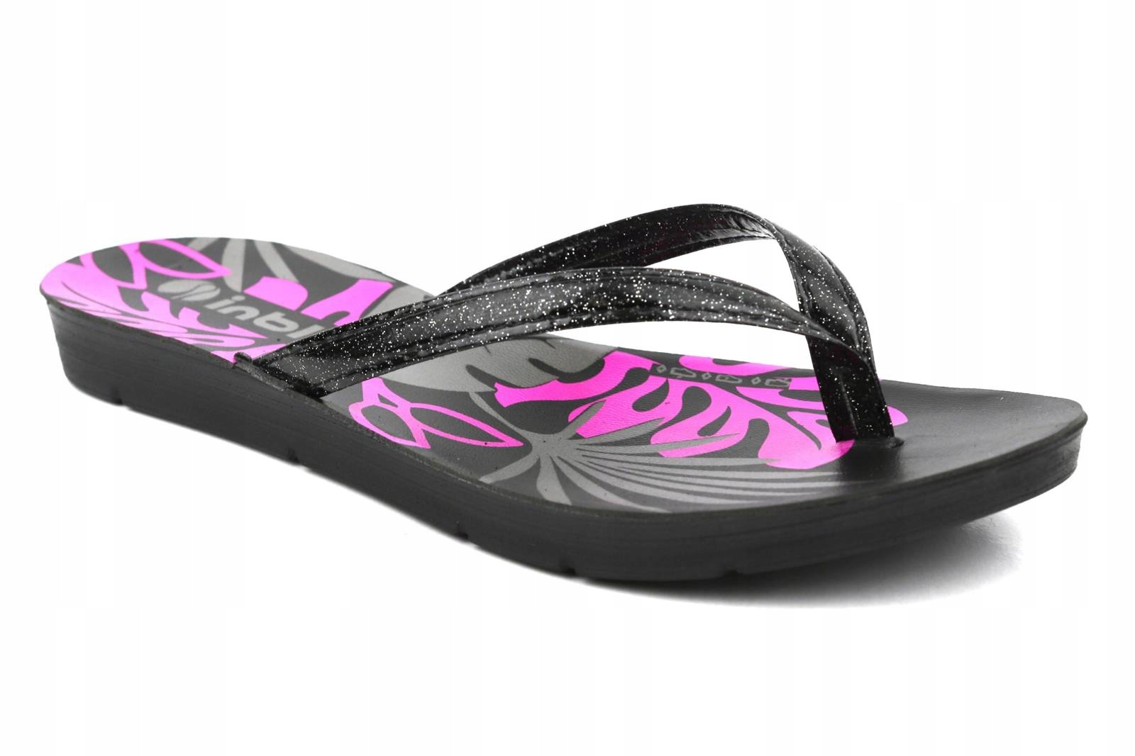 JAPONKI DAMSKIE INBLU ME-53 CZARNE KLAPKI KLASYK Marka Inblu