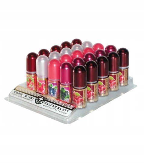 Balsamis Balzám na rty ovocný set 25 ks