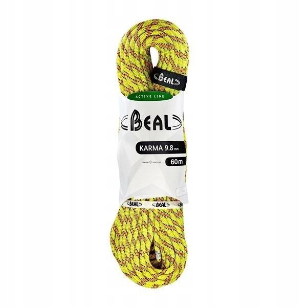 Lano Beal Karma 9,8 mm žluté 60 m