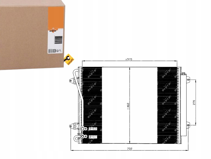NRF35613 Kondenzátor Klimatizace Vw Passat 1,4-3,2F Asistent řidiče #33