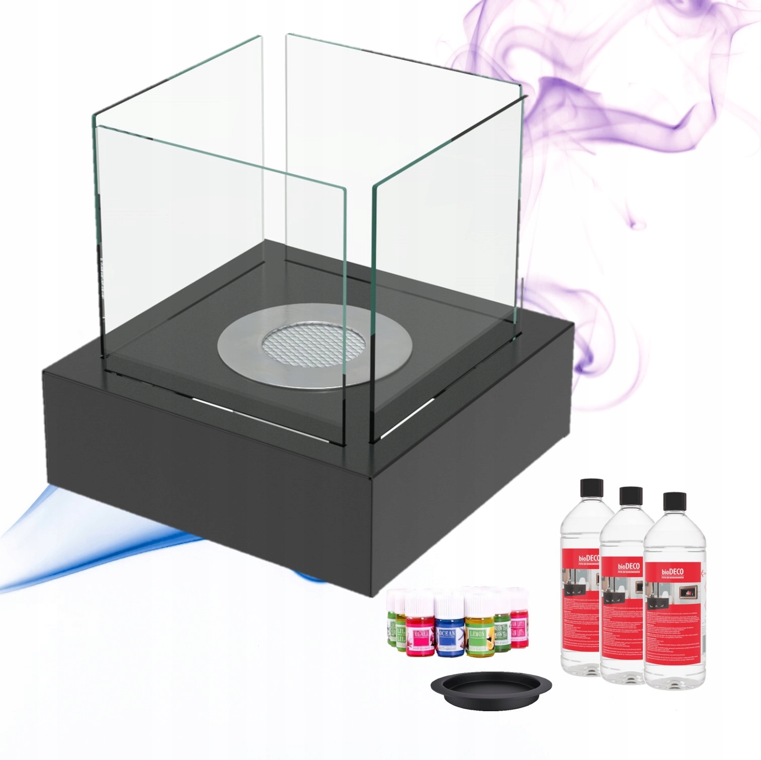 Biokrb na terasu volně stojící Tango 3 černý Set příslušenství