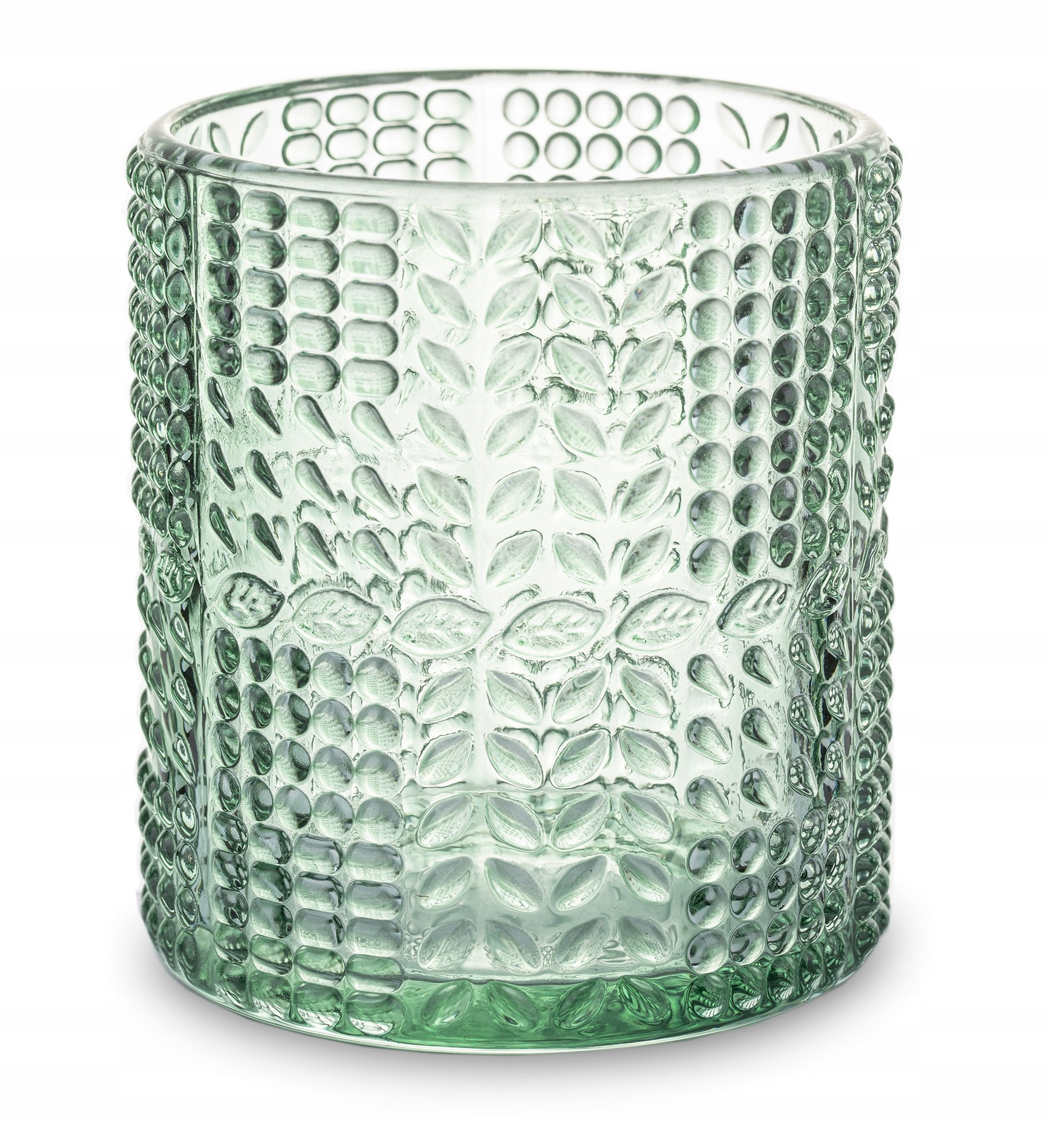 

Świecznik Szklany Zielony Tealight