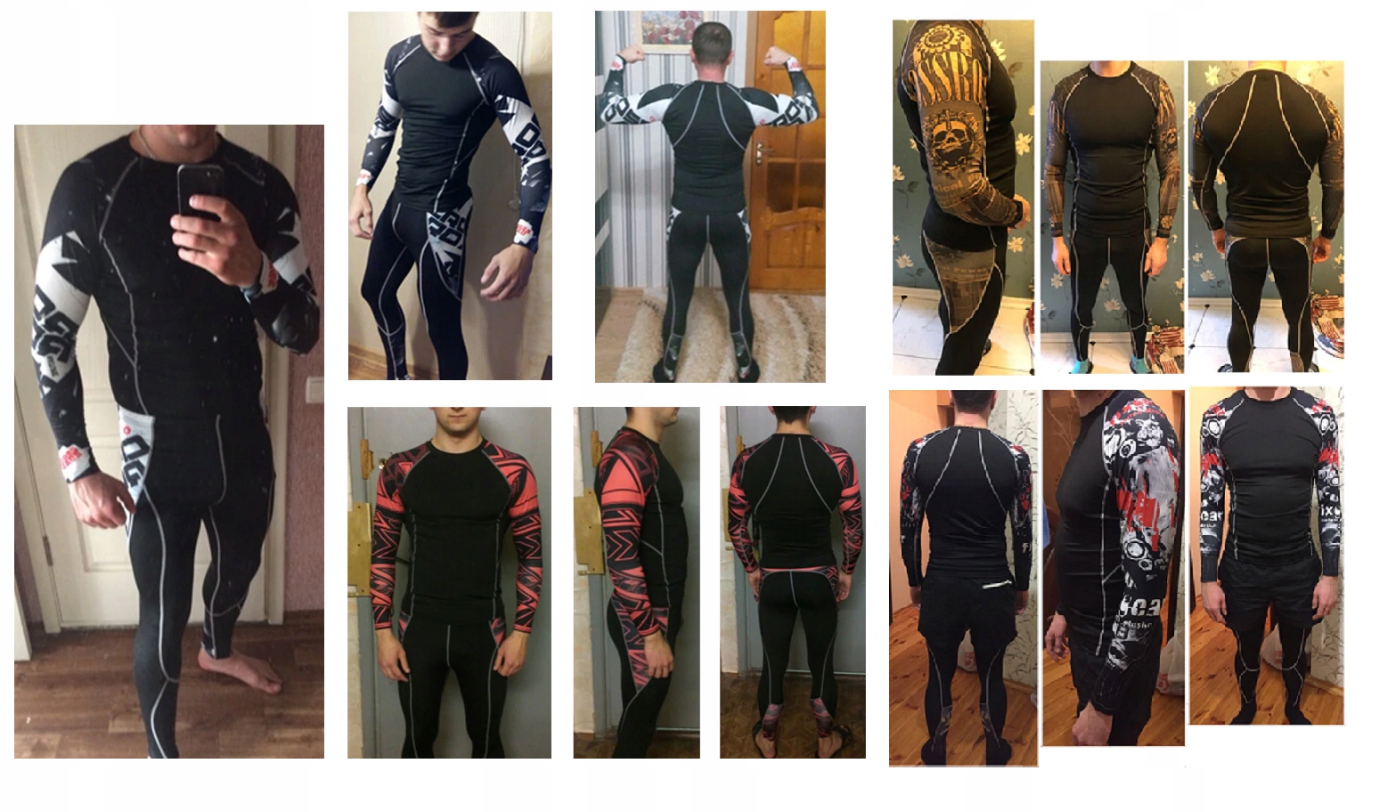 RASHGUARD LEGINSY NA TRENNING SIŁOWIENIE MMA XL Płeć mężczyzna