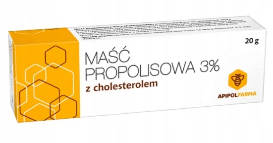 

Maść propolisowa 3 % z cholesterolem Farmina 20g