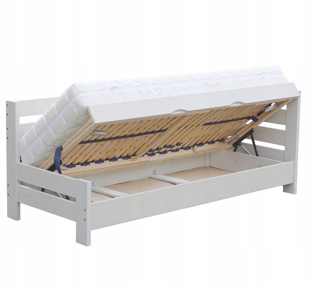 ENTER 80x180 łóżko regulowane z pojemnikiem wysokie Szerokość produktu 80 cm