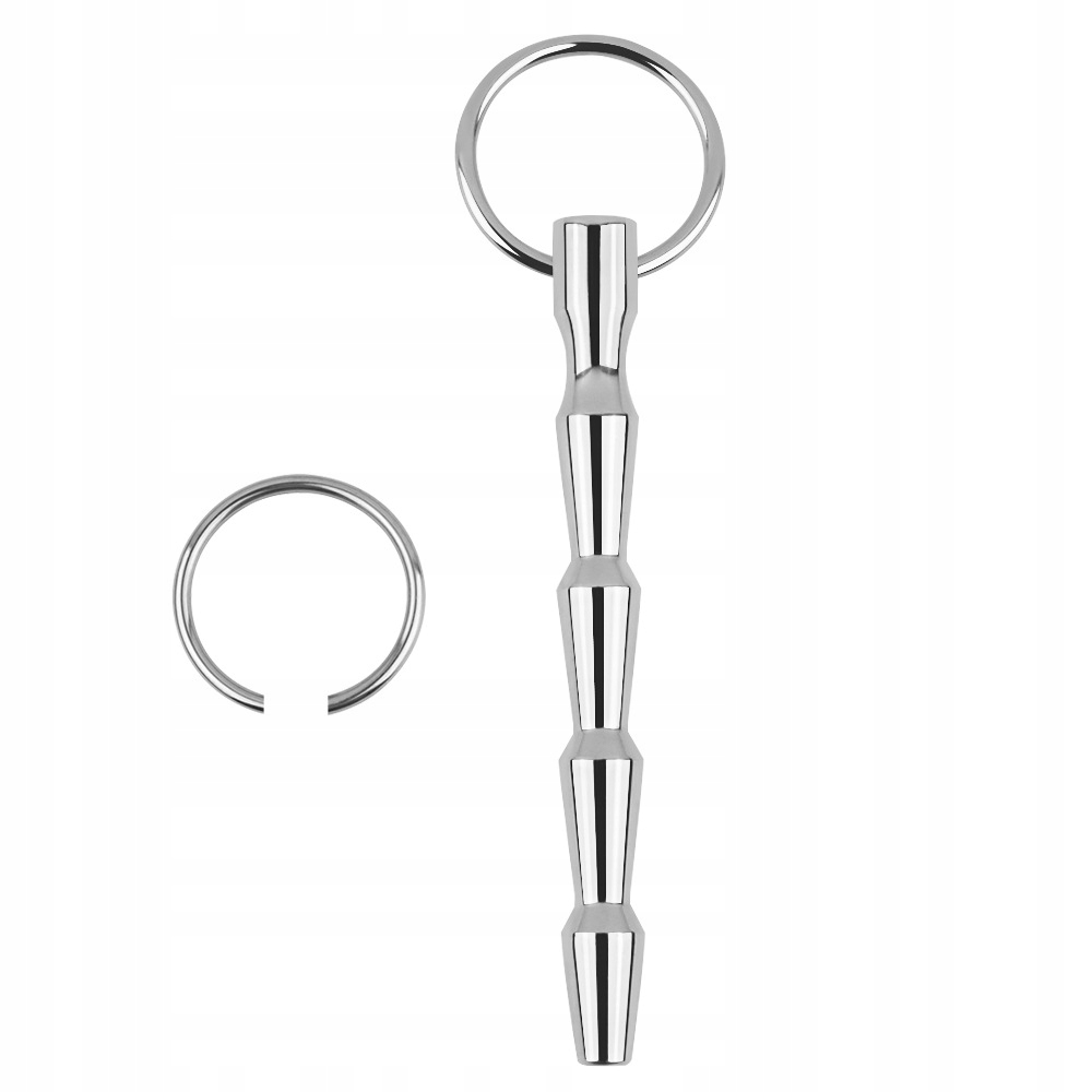 STALOWY DILATOR DO CEWKI MOCZOWEJ Z UJŚCIEM PŁYNÓW, SEX PENIS PLUG