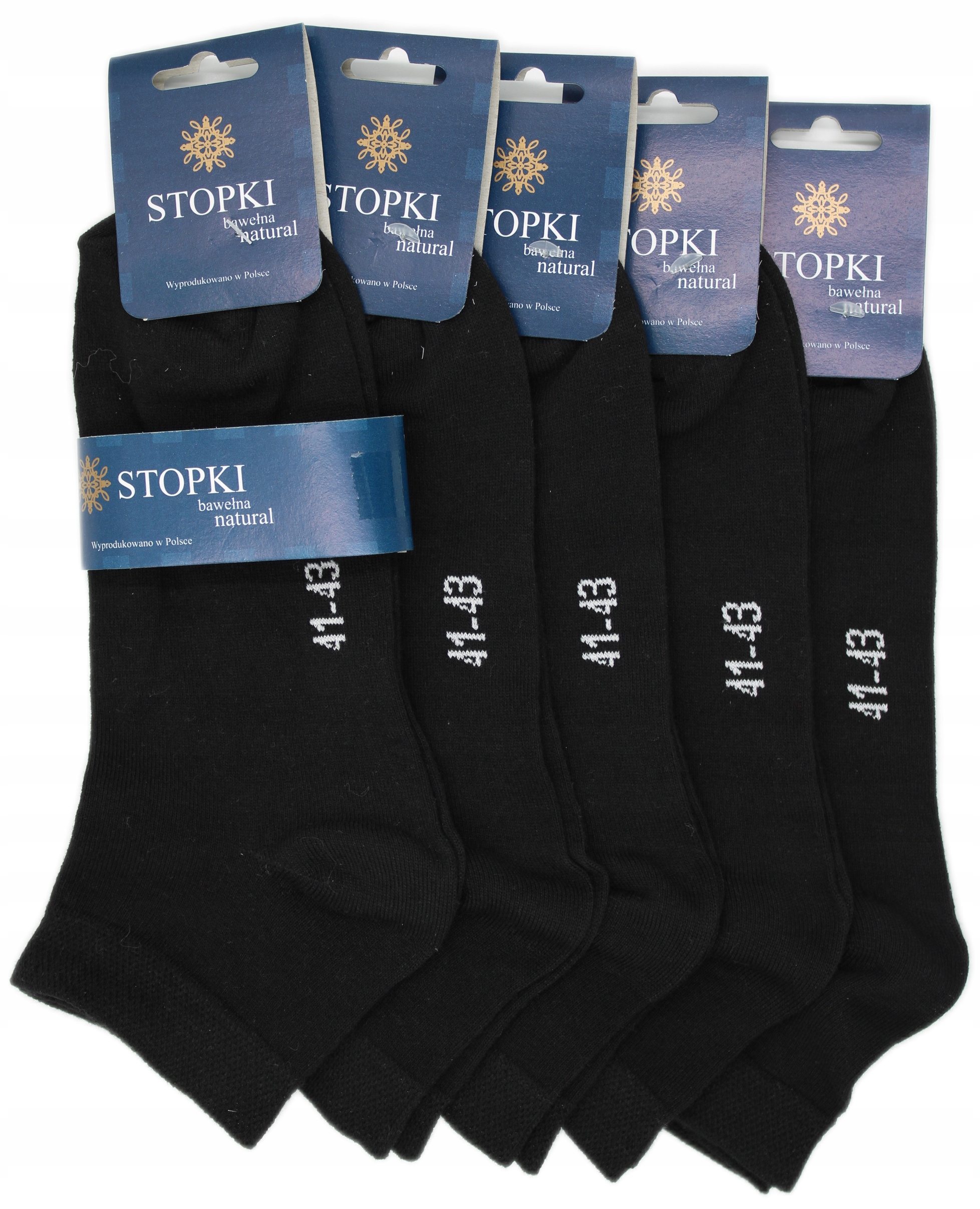 

5X Skarpety Stopki Bawełniane Polskie 41-43