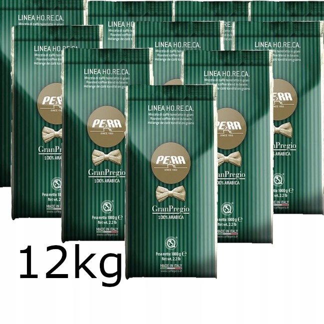 Levně Káva zrnková Pera Gran Pregio 100% Arabica italská 12 kg
