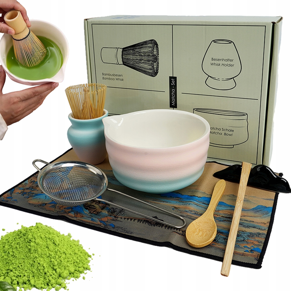 Levně Sada Na Matchu 8 Dílná S Hubičkou, Barva Růžová Jako Dárek