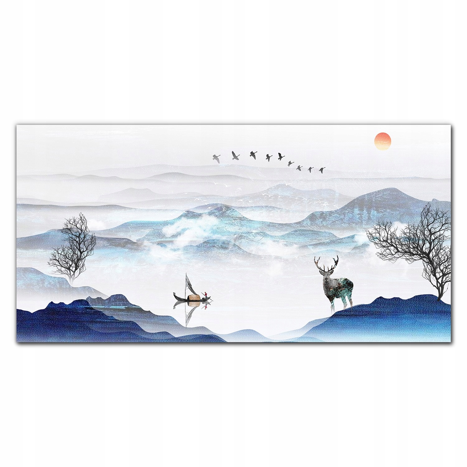 Foto-obraz na plátne Jelenie hory stromy 140x70