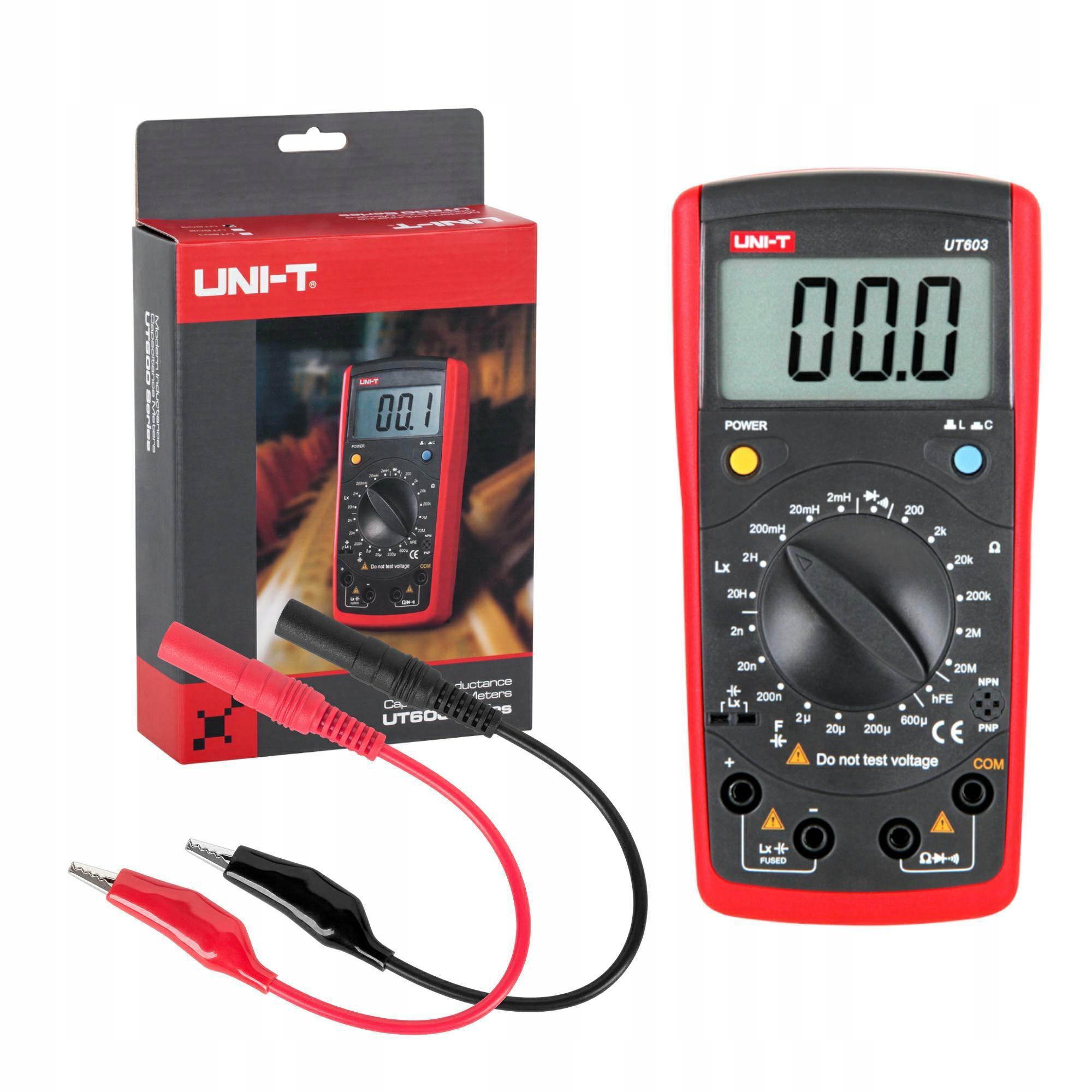 

Miernik uniwesralny Multimetr cyfrowy UT603 LCD