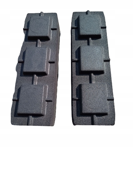 Gumová základňa, tepelné čerpadlo, zvýšenie 2ks 10 cm