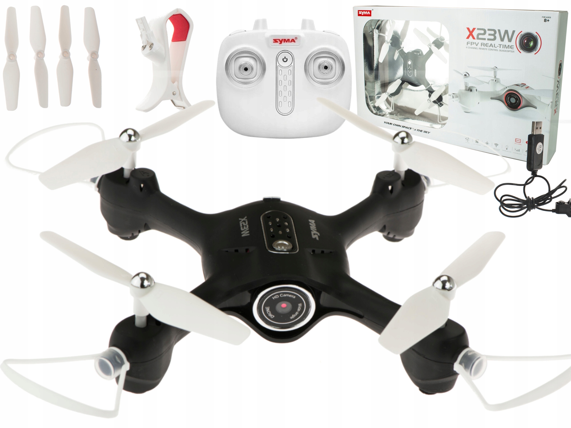 

Dron Syma X23W 2.4GHz 4CH Fpv Wi-Fi