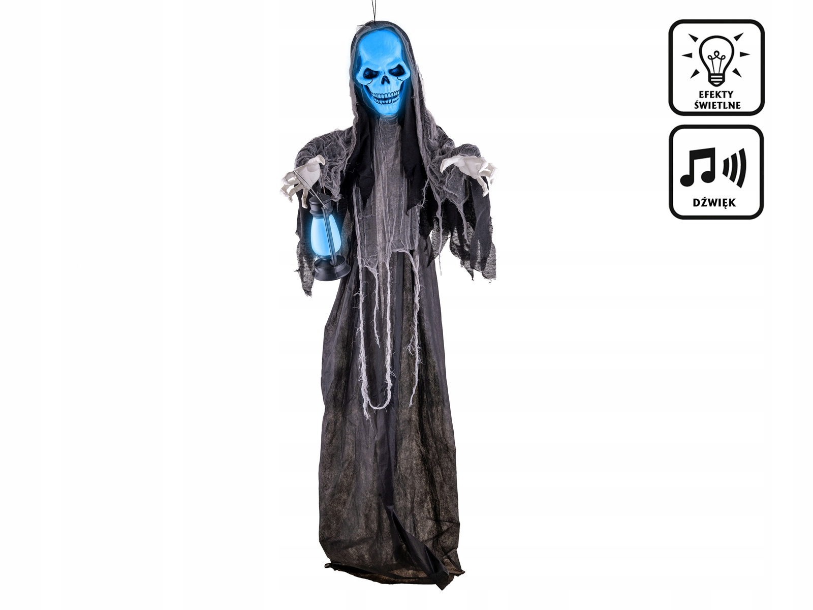 Dekorácia závesná Duch 180 cm Halloween