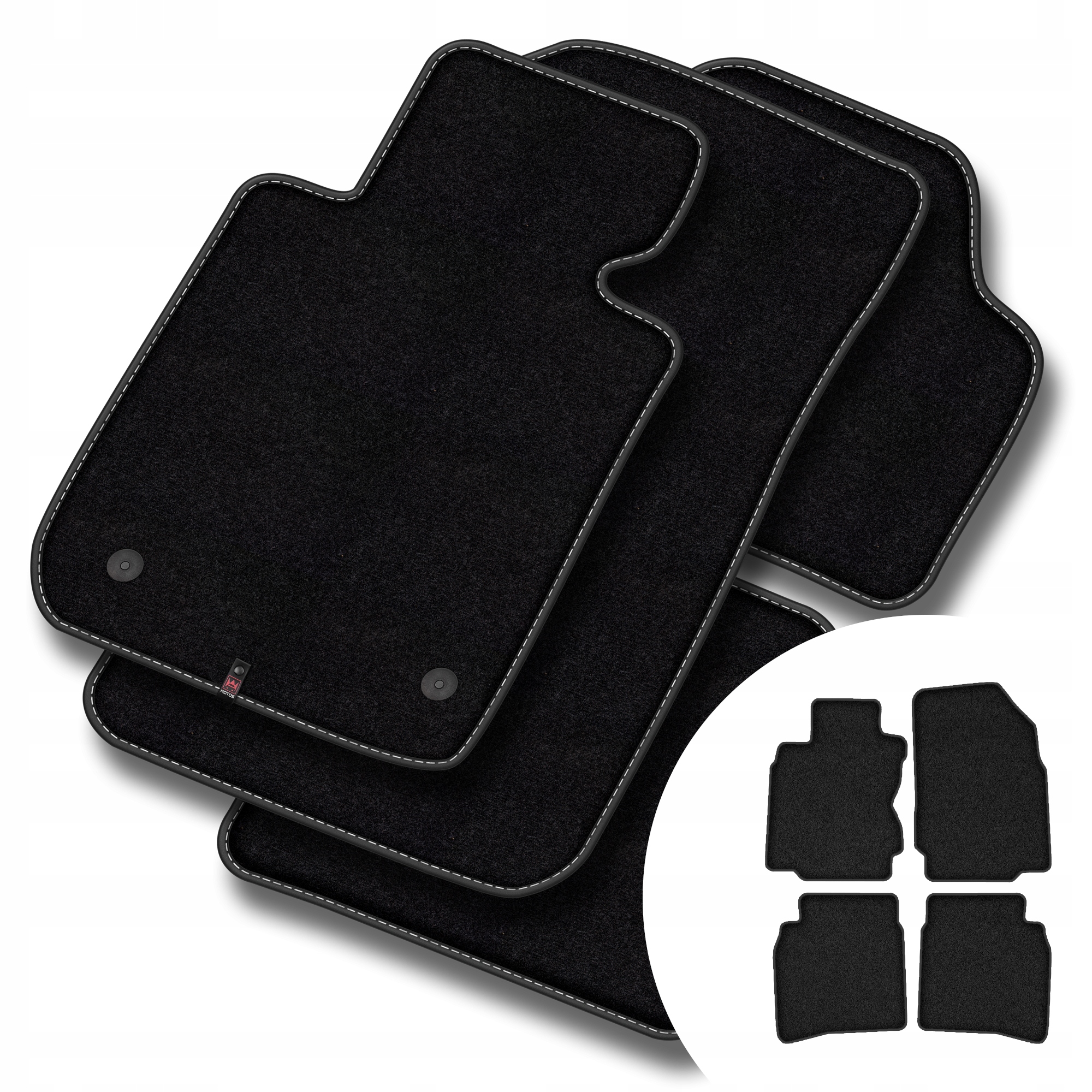 Velurové koberce Premium pro Nissan Note I E11 2006-2013
