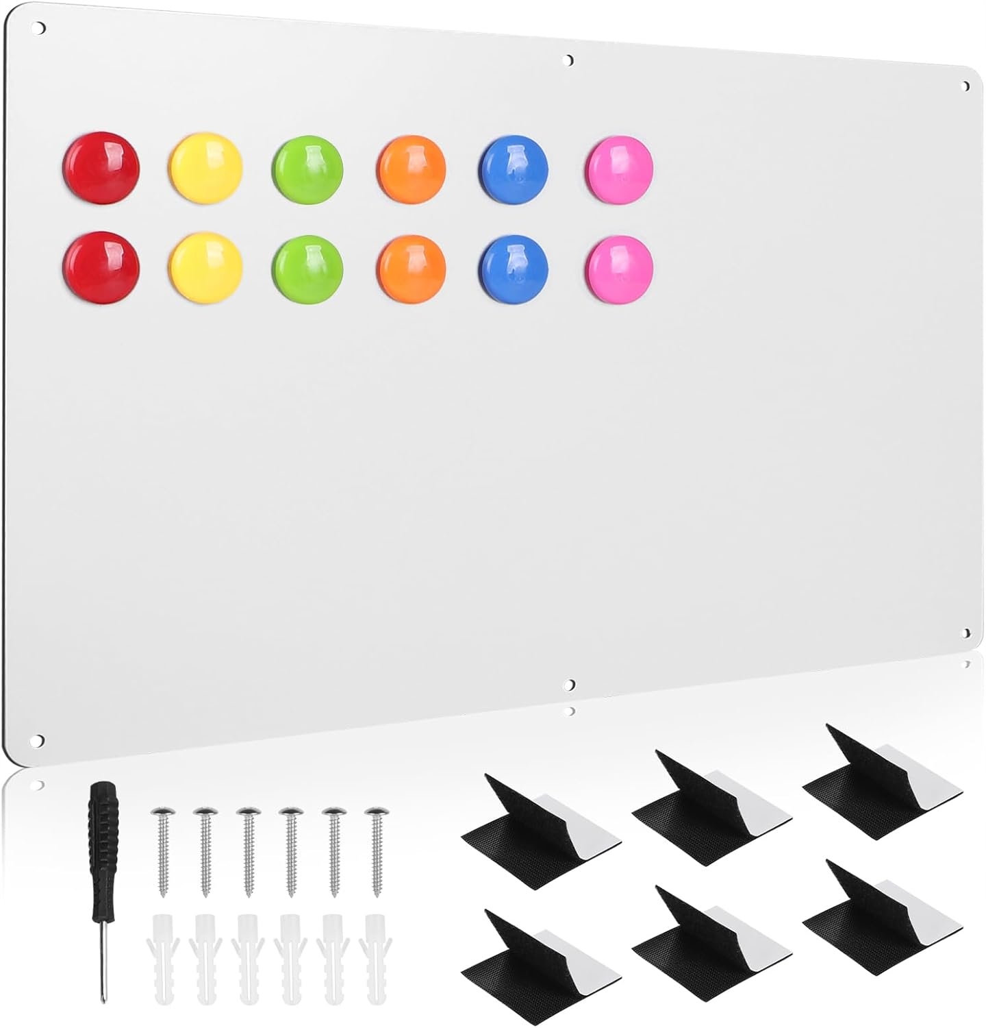 Magnetická Nástěnná Tabule Kovová 42 × 30 CM Magnetky