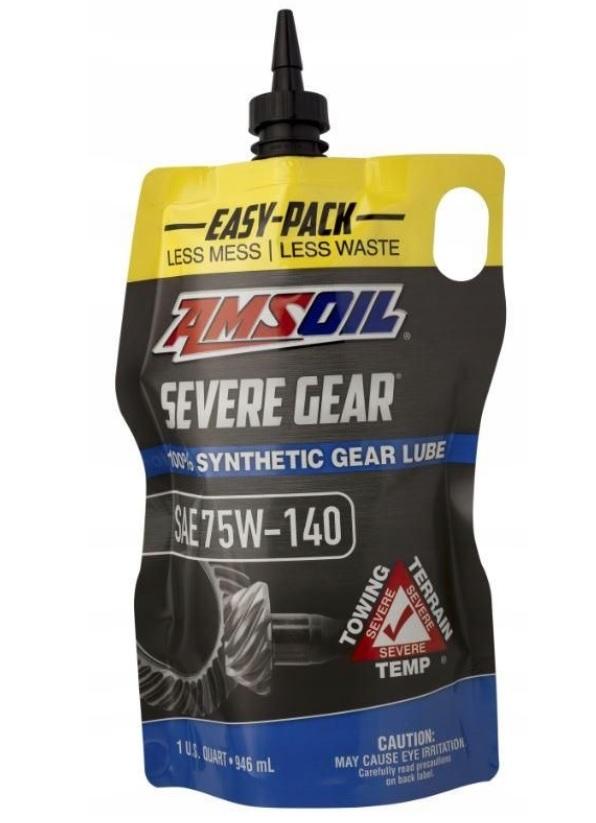 Amsoil 75W140 Severe Gear Olej Przekładniowy Do Mostów I Skrzyni Biegów