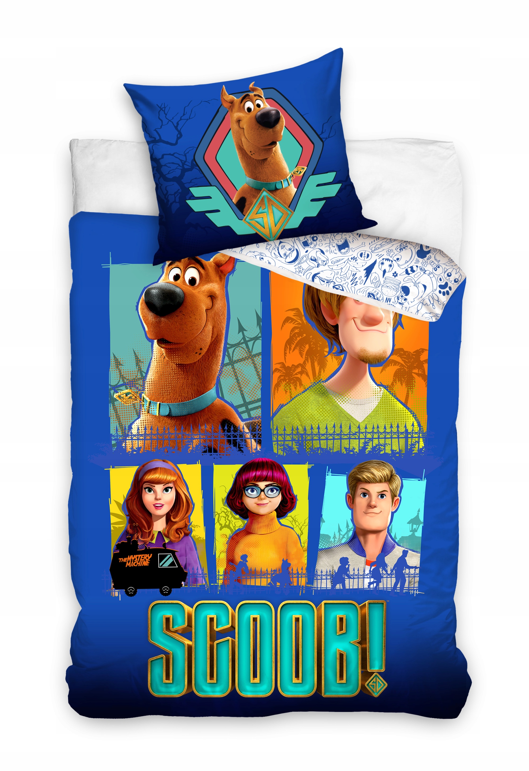

Pościel Scooby Doo Skubi 140x200 Kudłaty