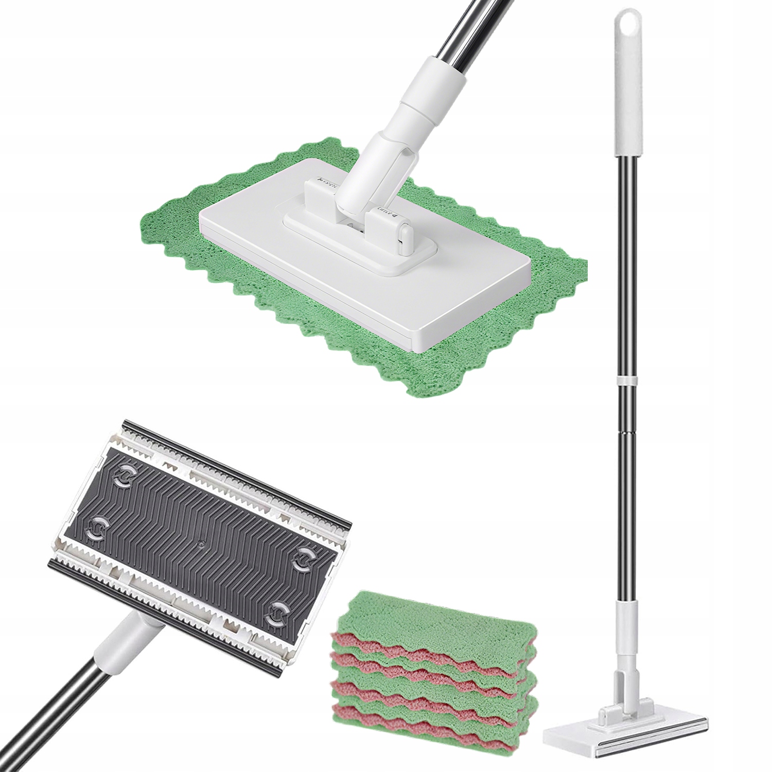 Levně Plochý mop na utěrky Snappy Malý Lehký Univerzální utěrka z mikrovlákna