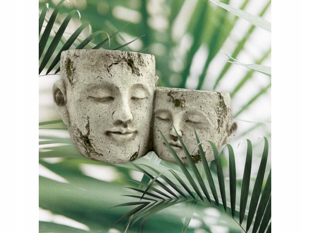 Donica ogrodowa Głowy Twarze Designerska osłonka Rodzaj doniczka