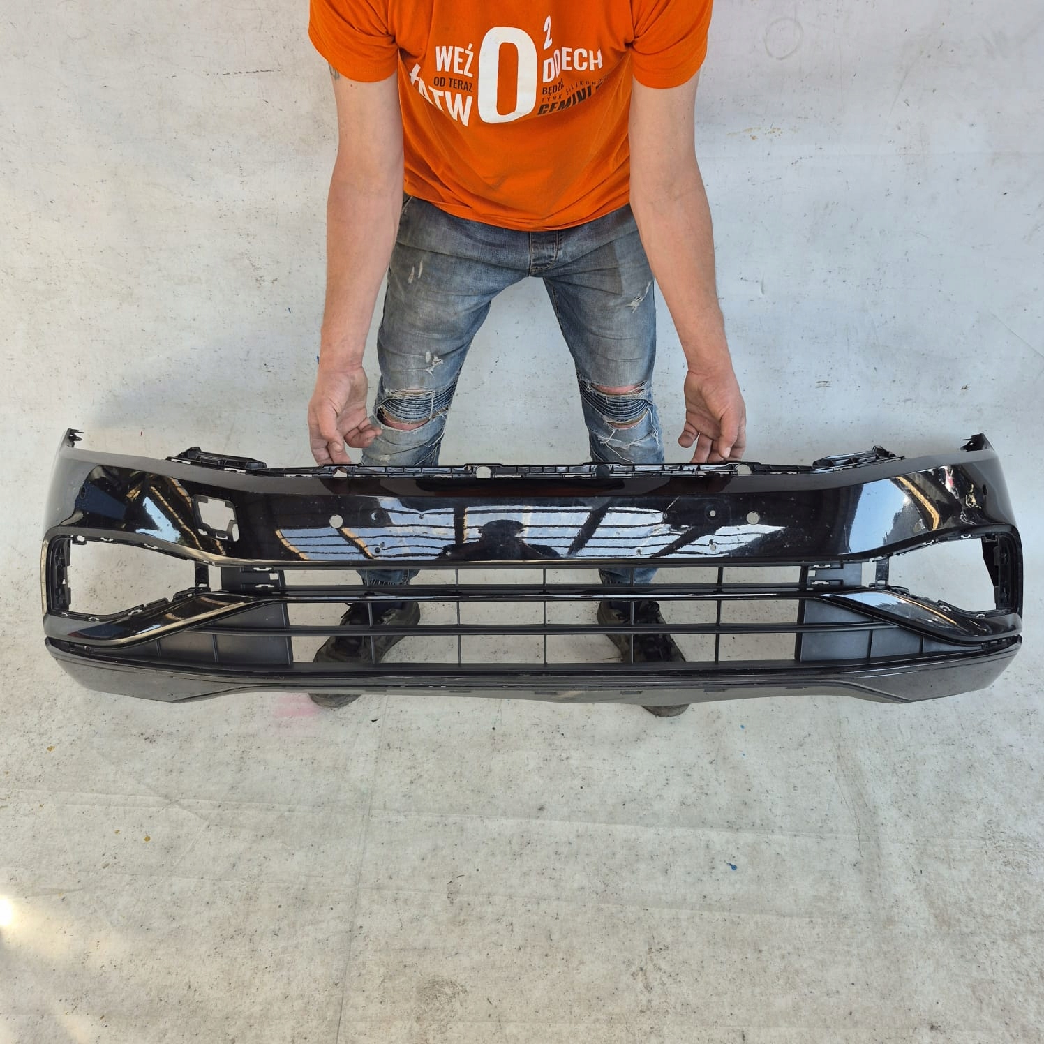 VW PASSAT B8 LIFT 19-23 bumper front front 4XPDC