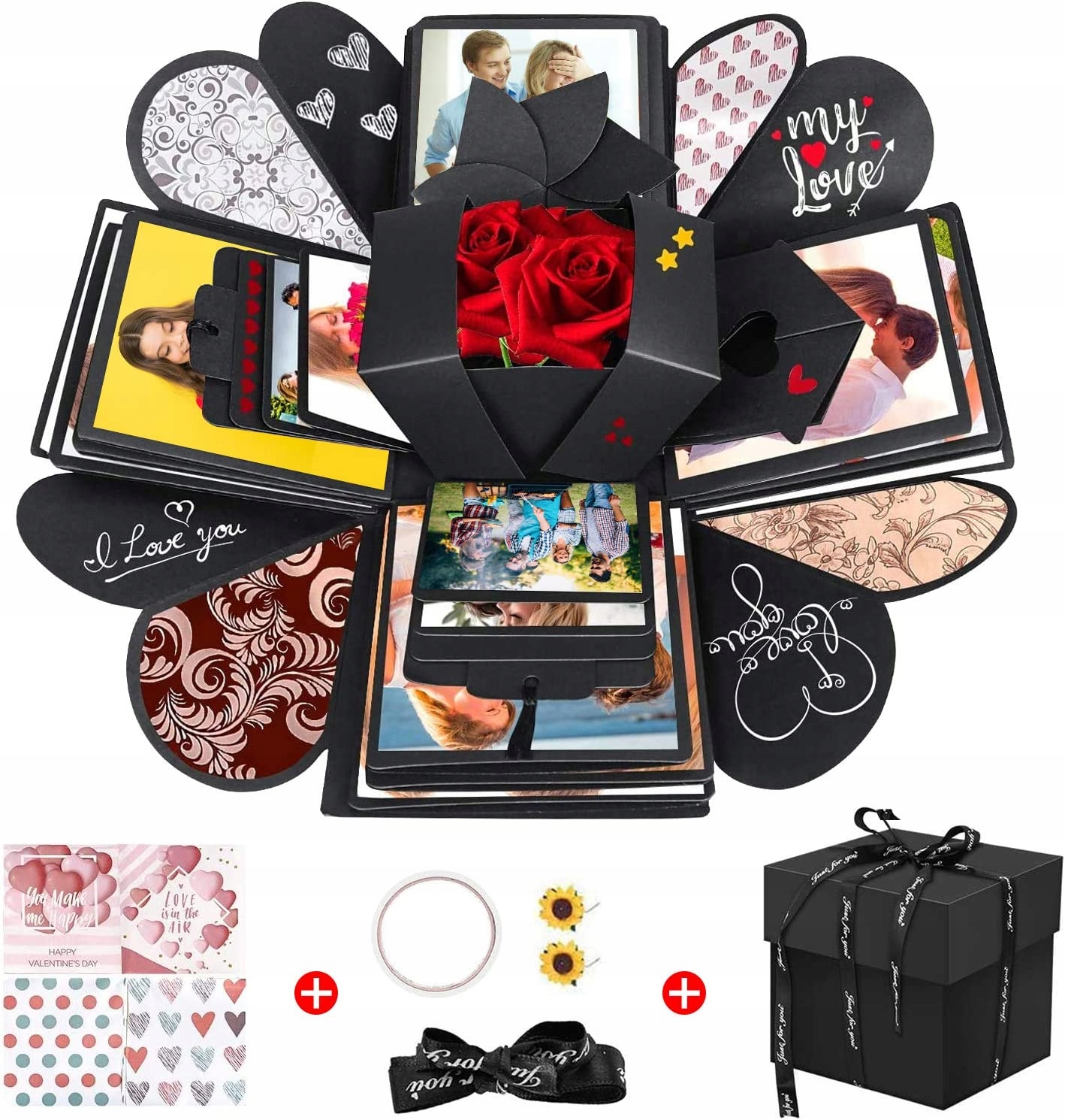 Krabička Překvapení Fotografie Scrapbooking dárek