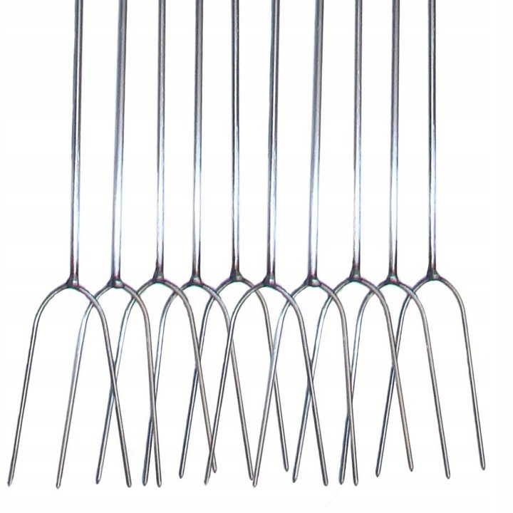 Widelec ogniskowy widełki nierdzewne 120 cm 5 szt.