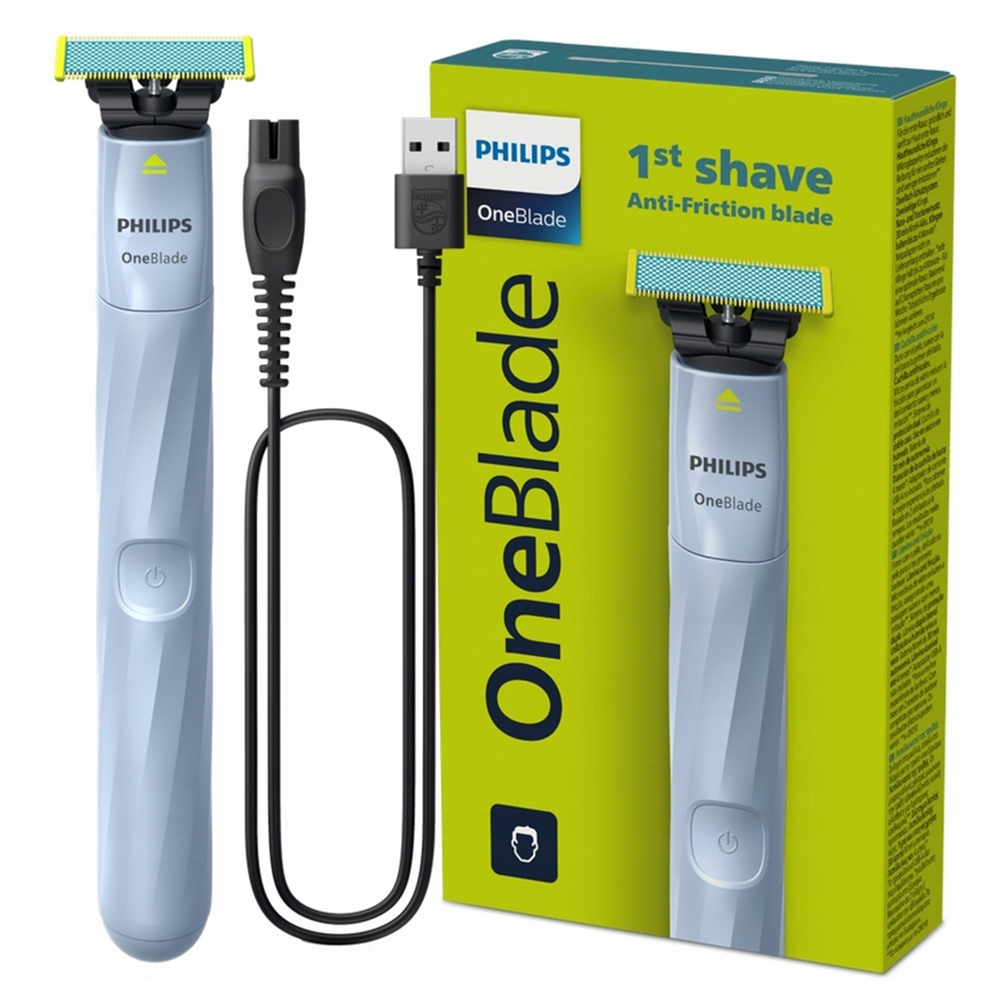 Holicí Strojek Philips One Blade Shave s břitem pro citlivou pokožku pro teenagery