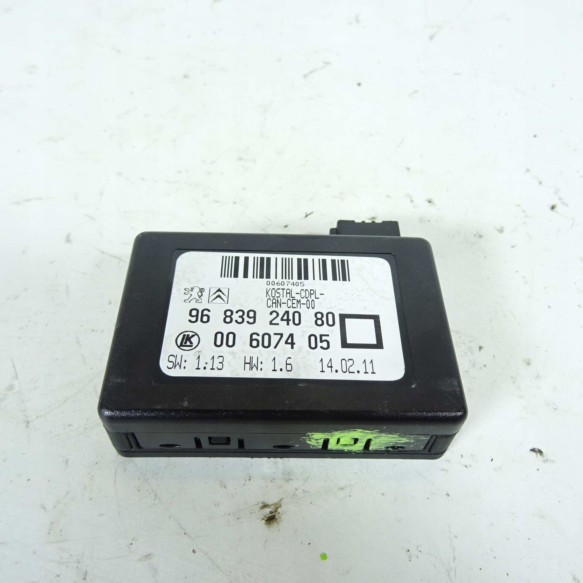 CITROEN C3 PICASSO sensor rain 9683924080