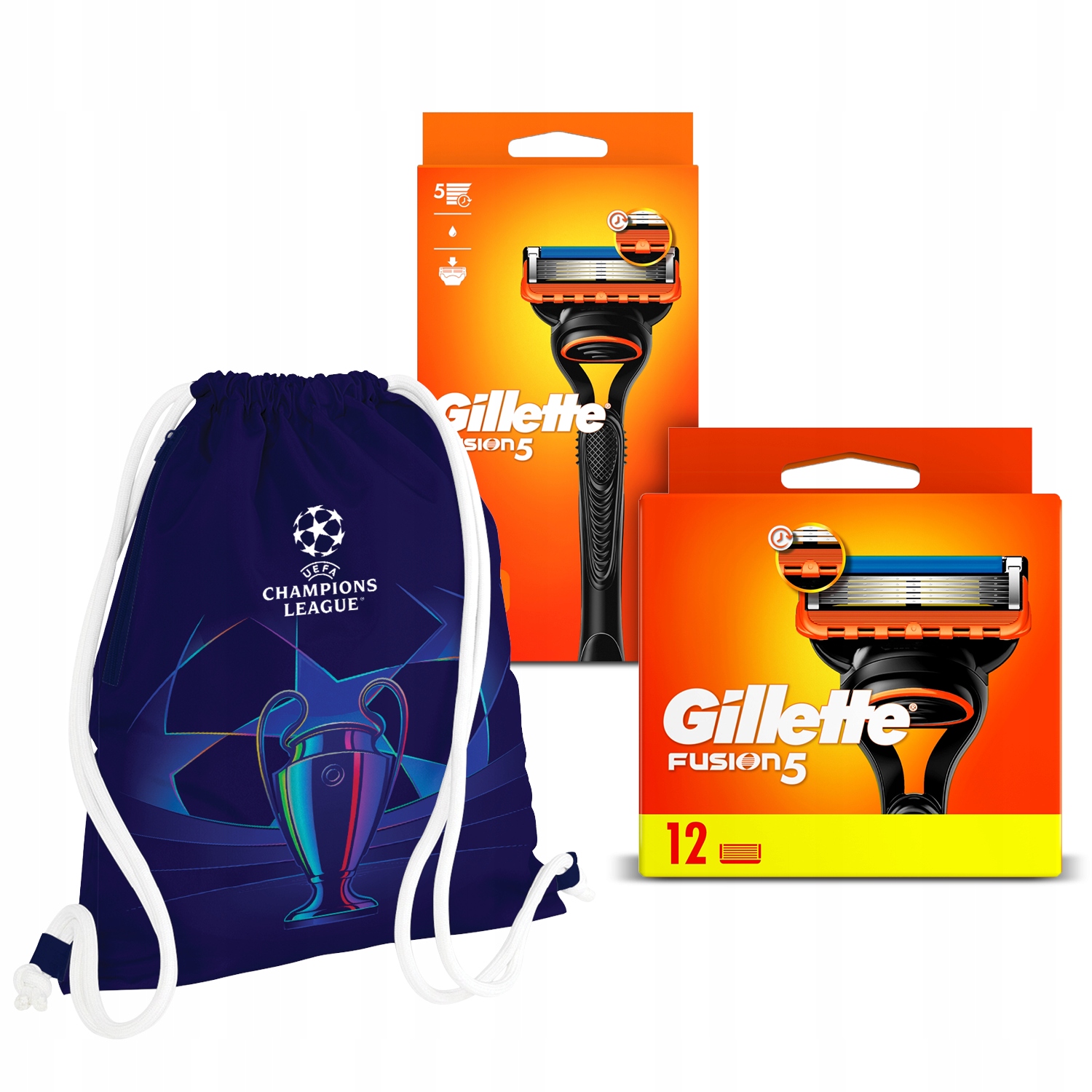 Zestaw Gillette Fusion5 maszynka, 14 ostrzy wymiennych Ucl