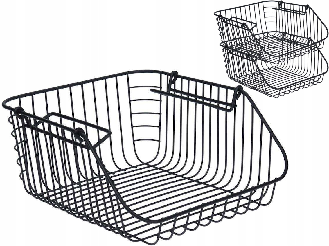 

Koszyk Metalowy na owoce warzywa 29x24x14 Piętrowy