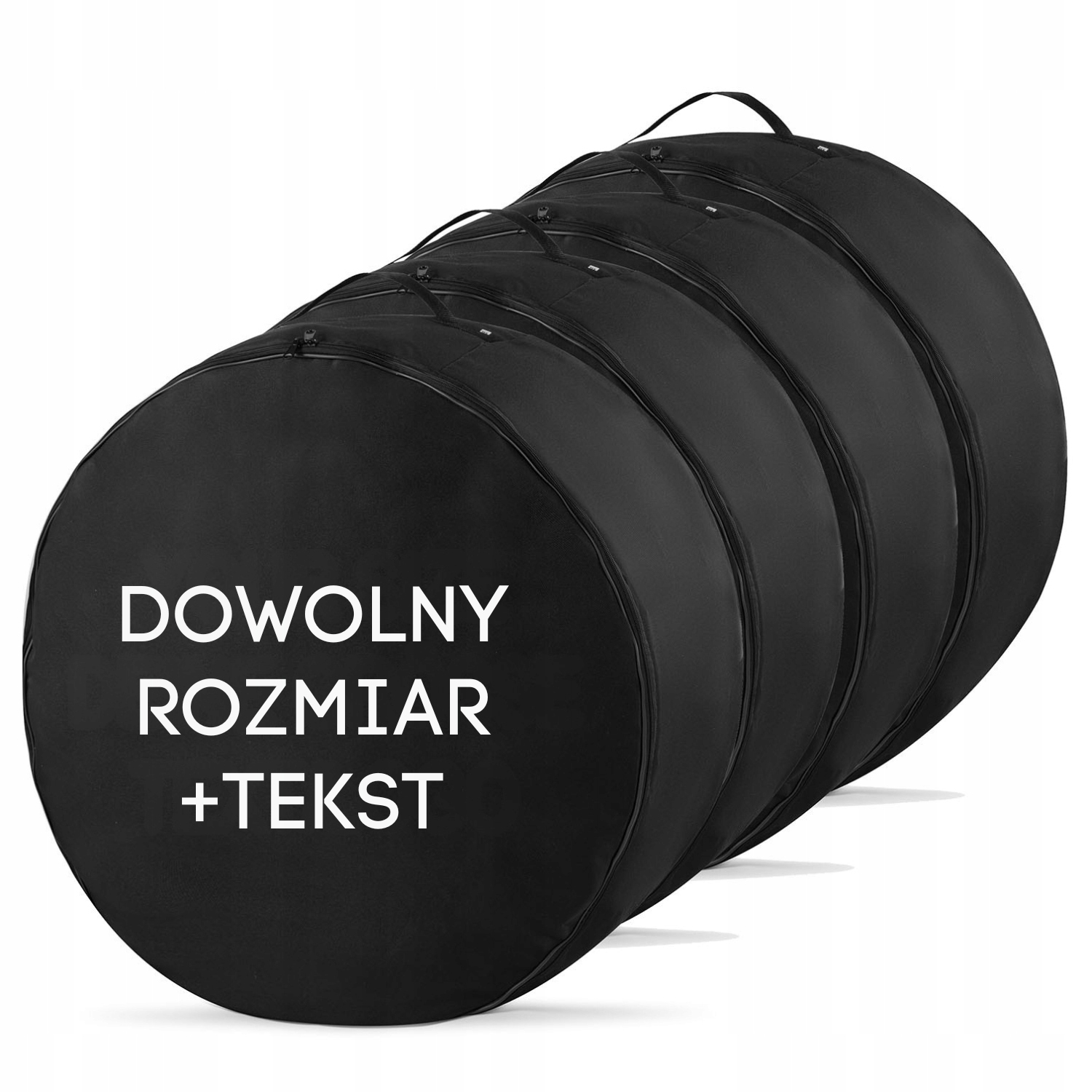 Premium pevný ochranný obal na pneumatiky, rezervní kolo, 4 ks, na míru
