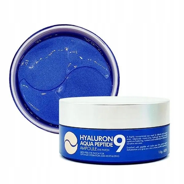 Hydrogelové náplasti pod oči Medi-peel Hyaluron Aqua Peptide 9 Ampoule 60 ks