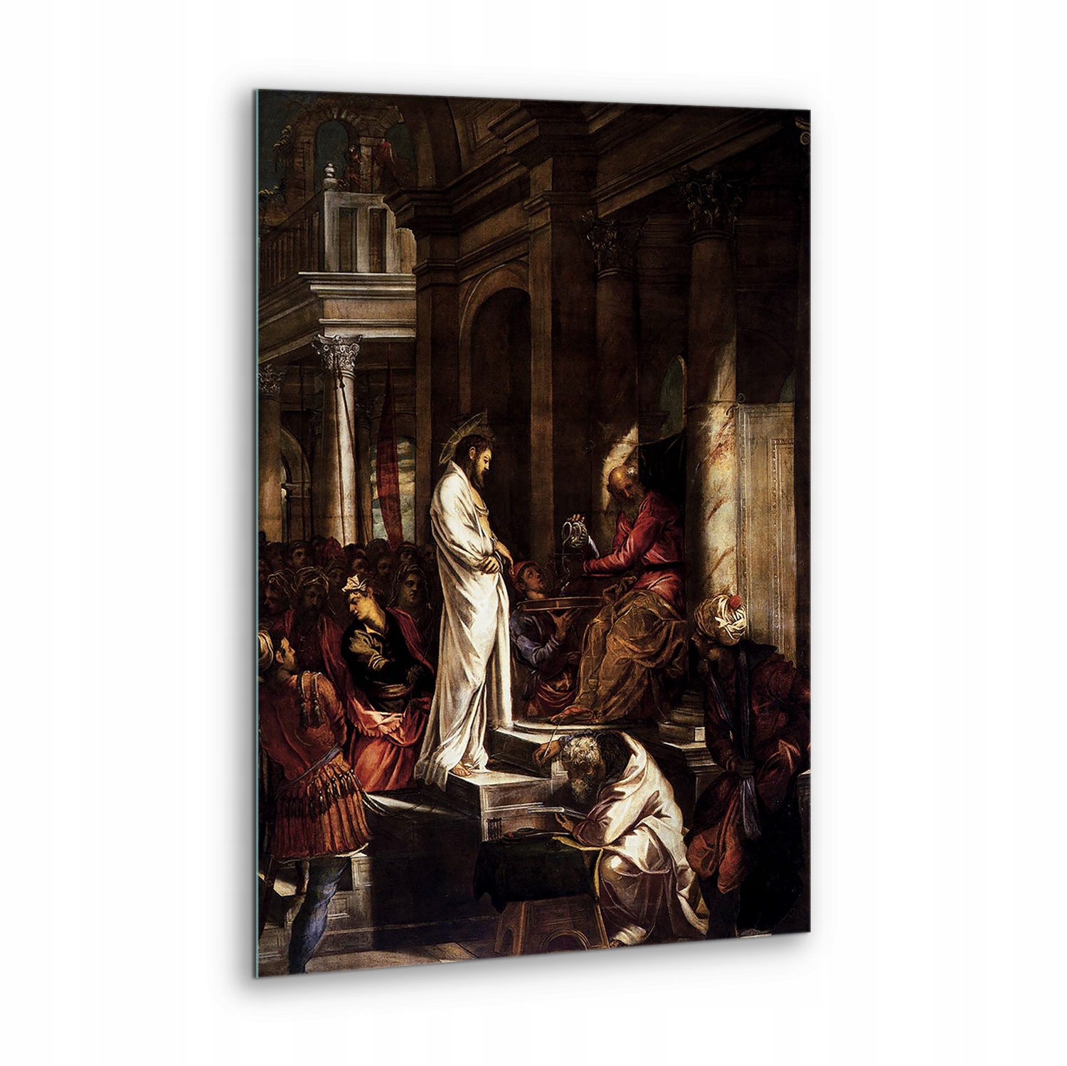 Foto-obraz na skle Salon Ježíš před Pilátem