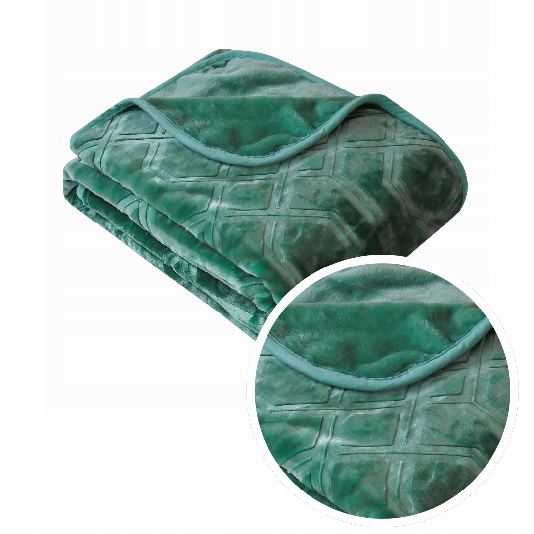 Silná Lahvová Akrylová Deka 160 x 200 Vito Teplá měkká Deka Pléd Přehoz