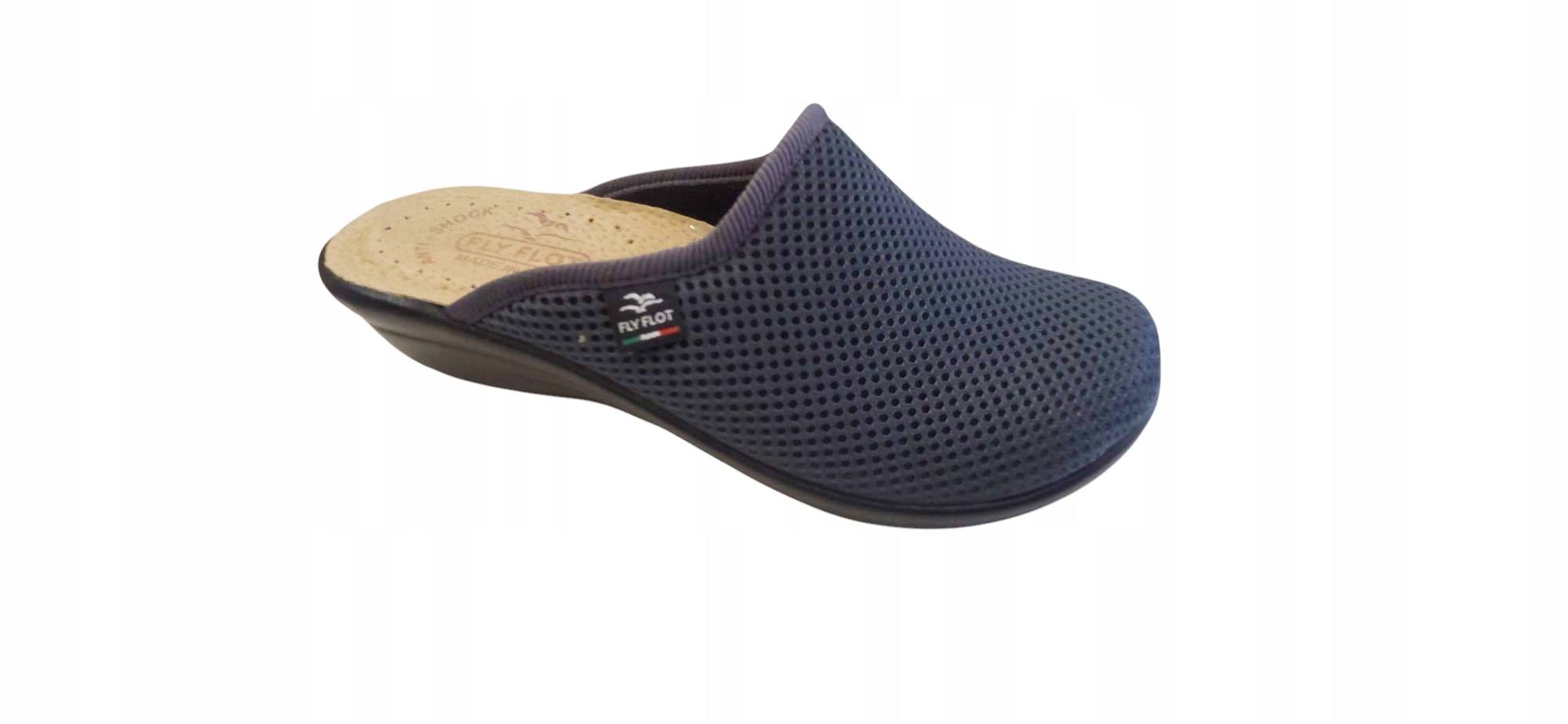 Fly Flot Nazouváky Dámské Textilní Na Koturně T4 368 Fe Šedé Antracit vel.