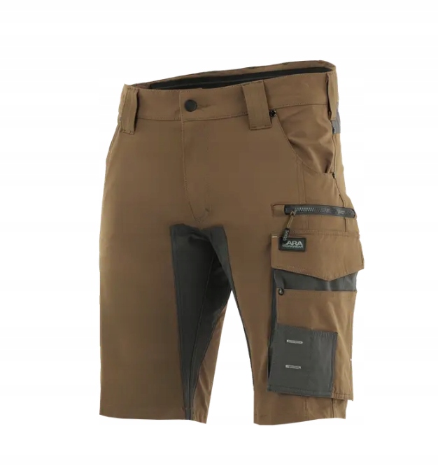 Krótkie Spodenki Robocze Szorty Motionflex Sara r. L brązowe