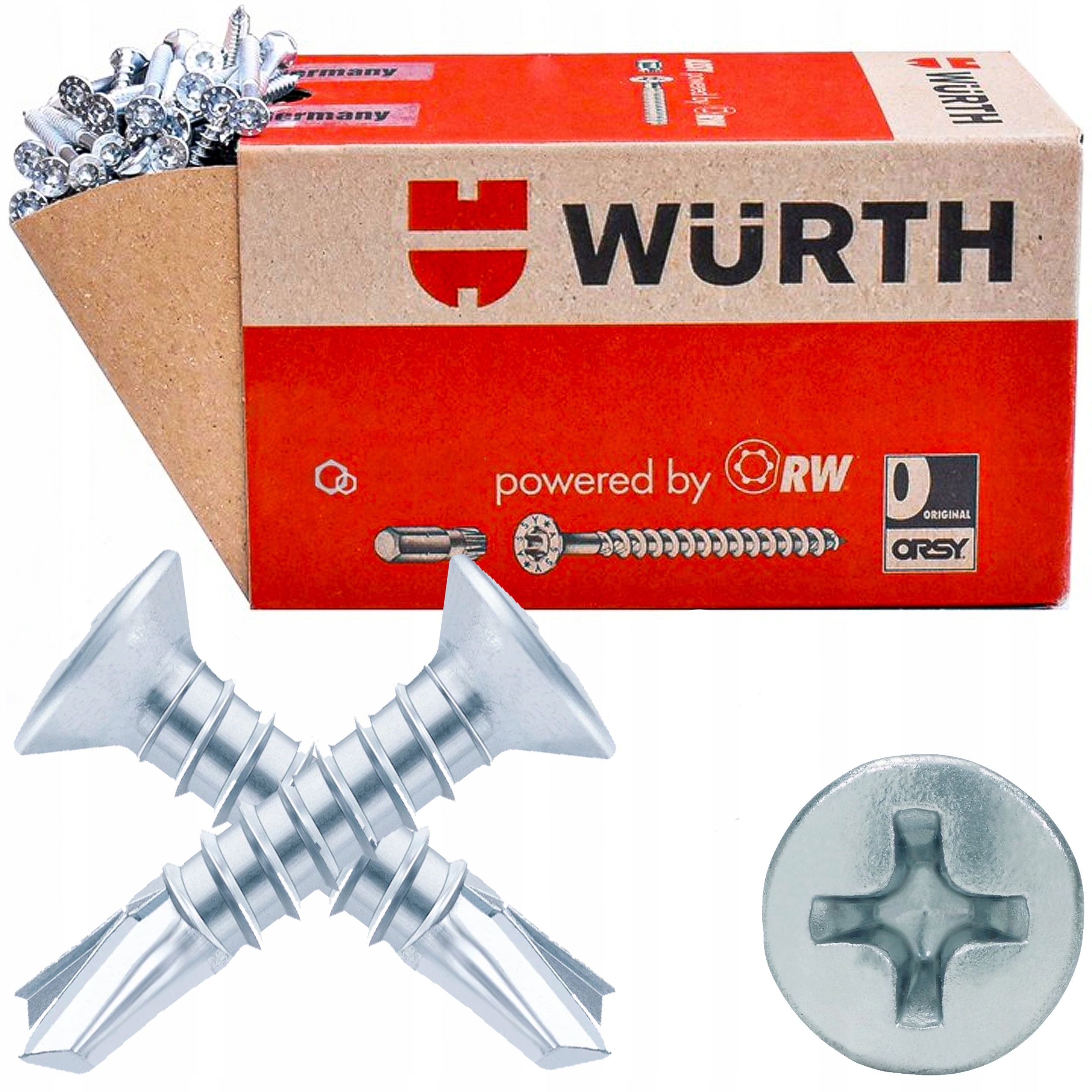 Šroub Do Dřeva Pro Výrobu Oken Samovrtný 3,9X16 6000KS Wurth