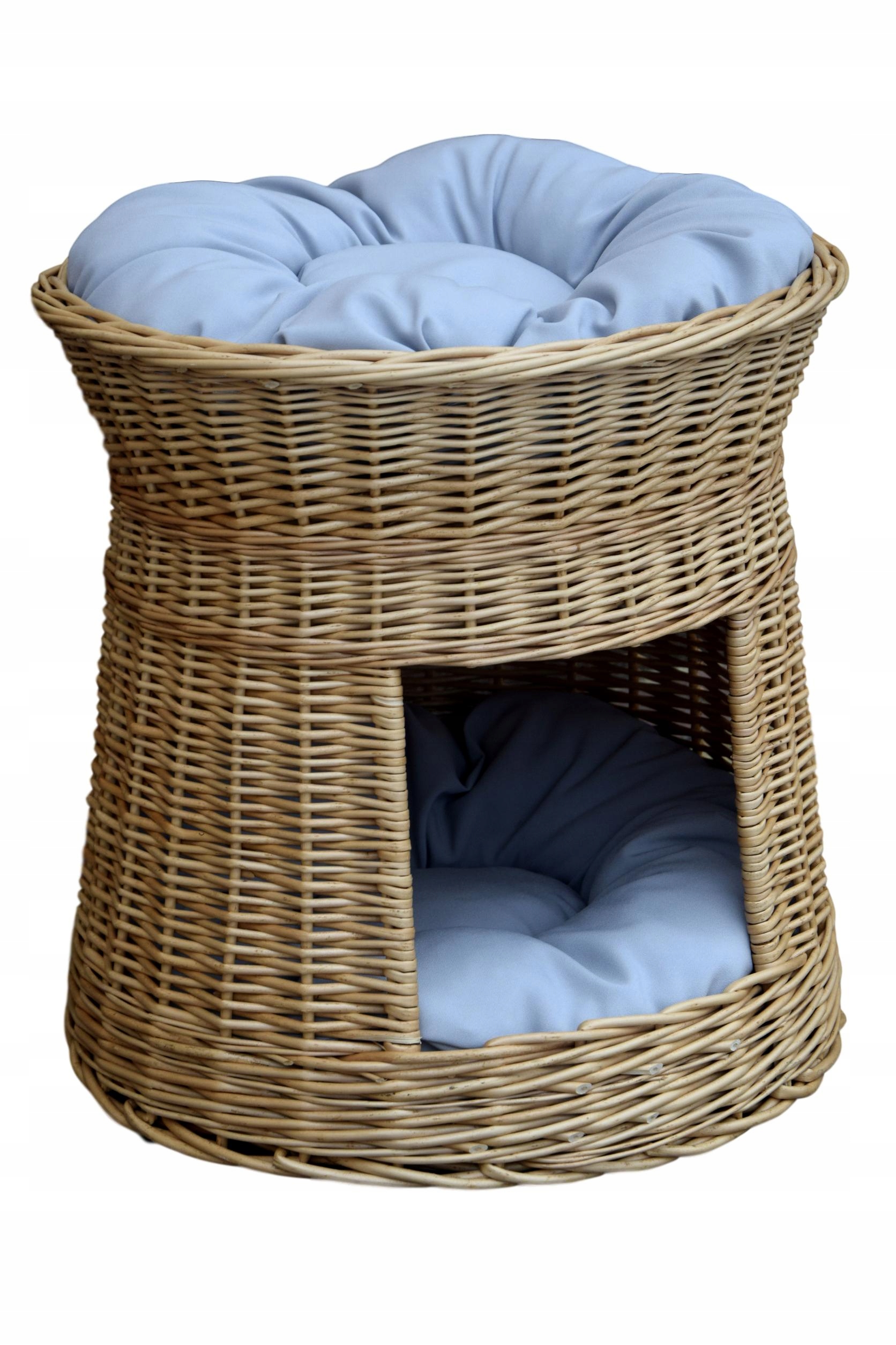 Budka Z Wikliny wiklinowy domek Legowisko poduszka