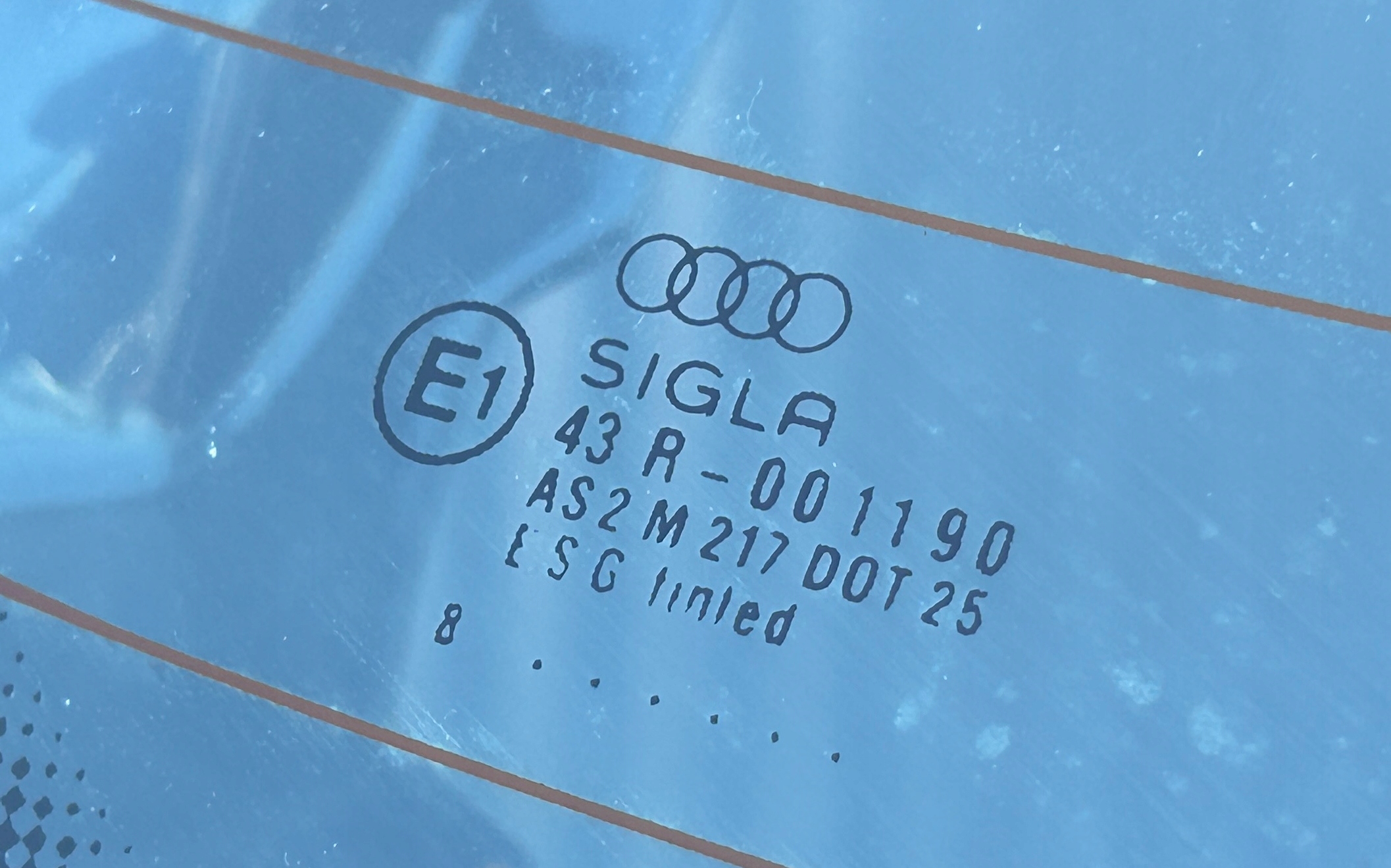 trunk door boot rear part rear AUDI A3 8L