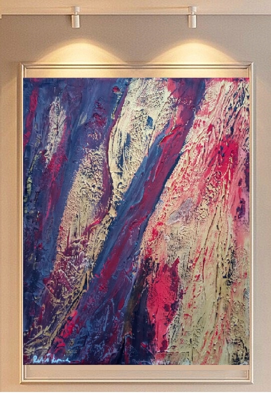 Marble Modny nowoczesny Obraz oryginalny 40x50 B.H ART Rafał Kopania