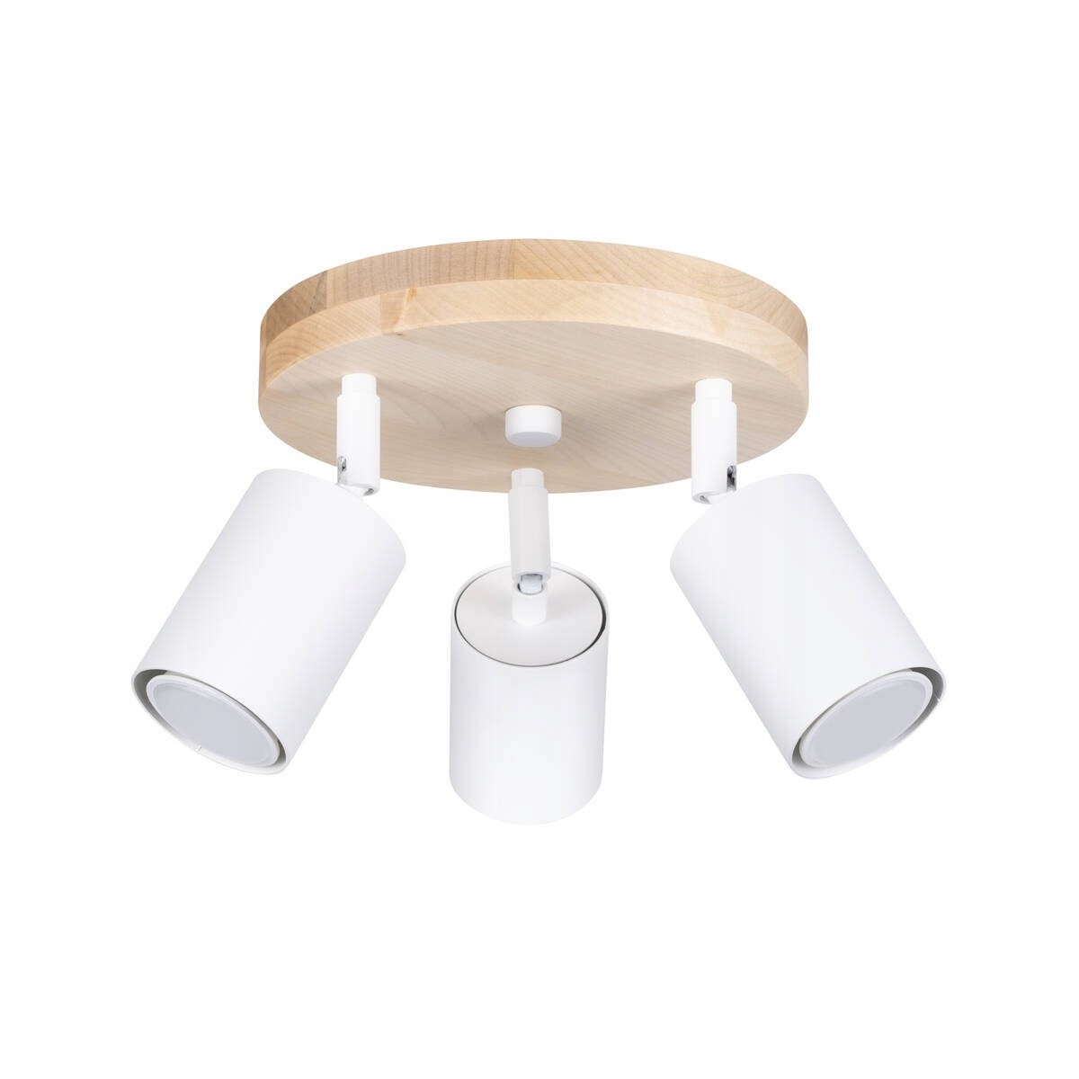 Stropná lampa poľsko biela plus drevo Verdo 3xGU10 SL.1287 Sollux