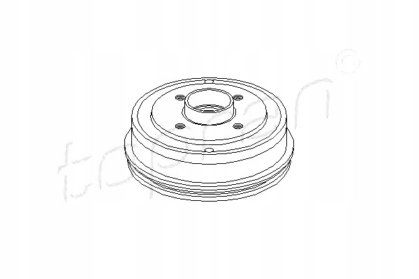 KOMPLET BĘBNÓW HAMULCOWYCH TOPRAN Producent części Topran