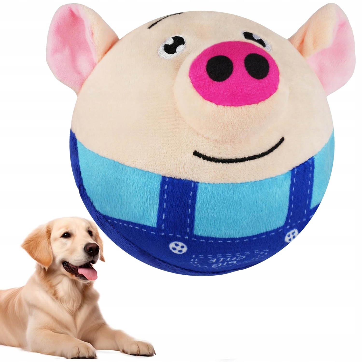 Interaktivní hračka pro psy Kočka Utíkající Míček Skákací Odolná pro psy